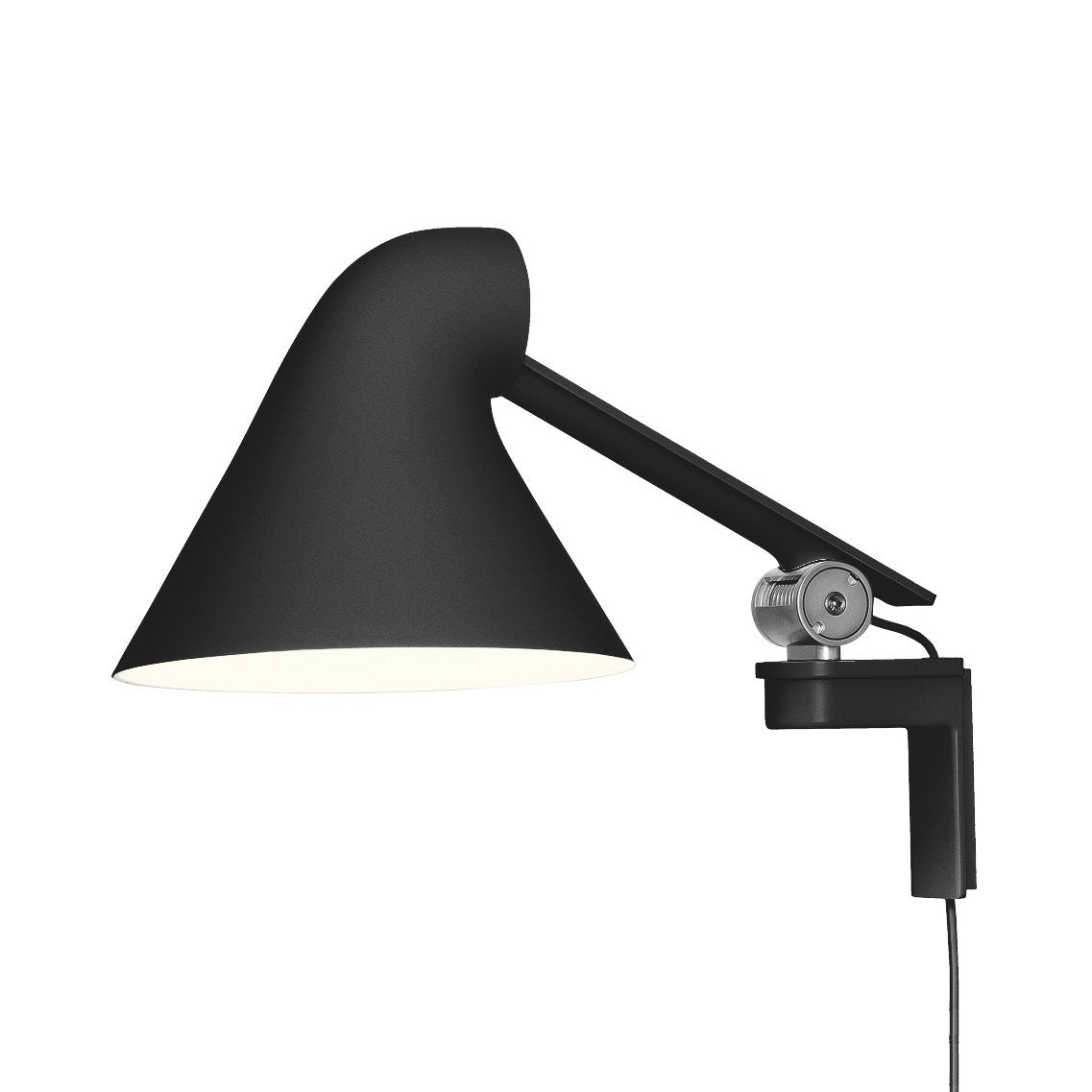 Louis Poulsen NJP wall lamp short arm Black