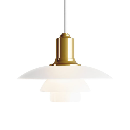 Louis Poulsen PH 2/1 pendant lamp Brass metalized