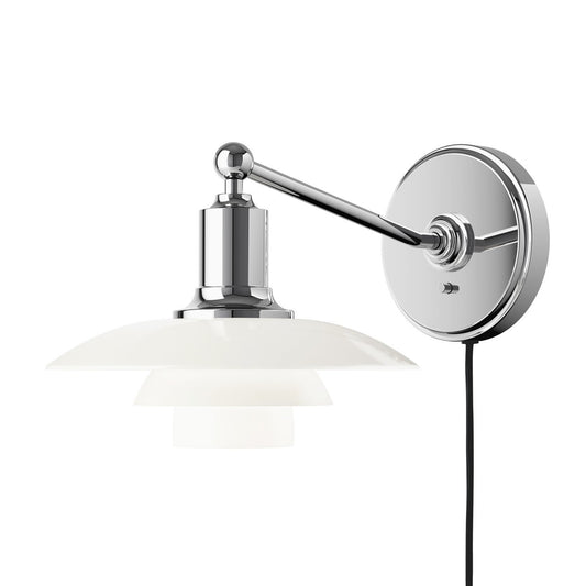 Louis Poulsen PH 2/1 wall lamp Chromed high gloss