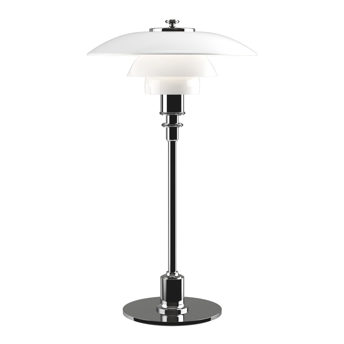 Louis Poulsen PH 2/1 table lamp Chome