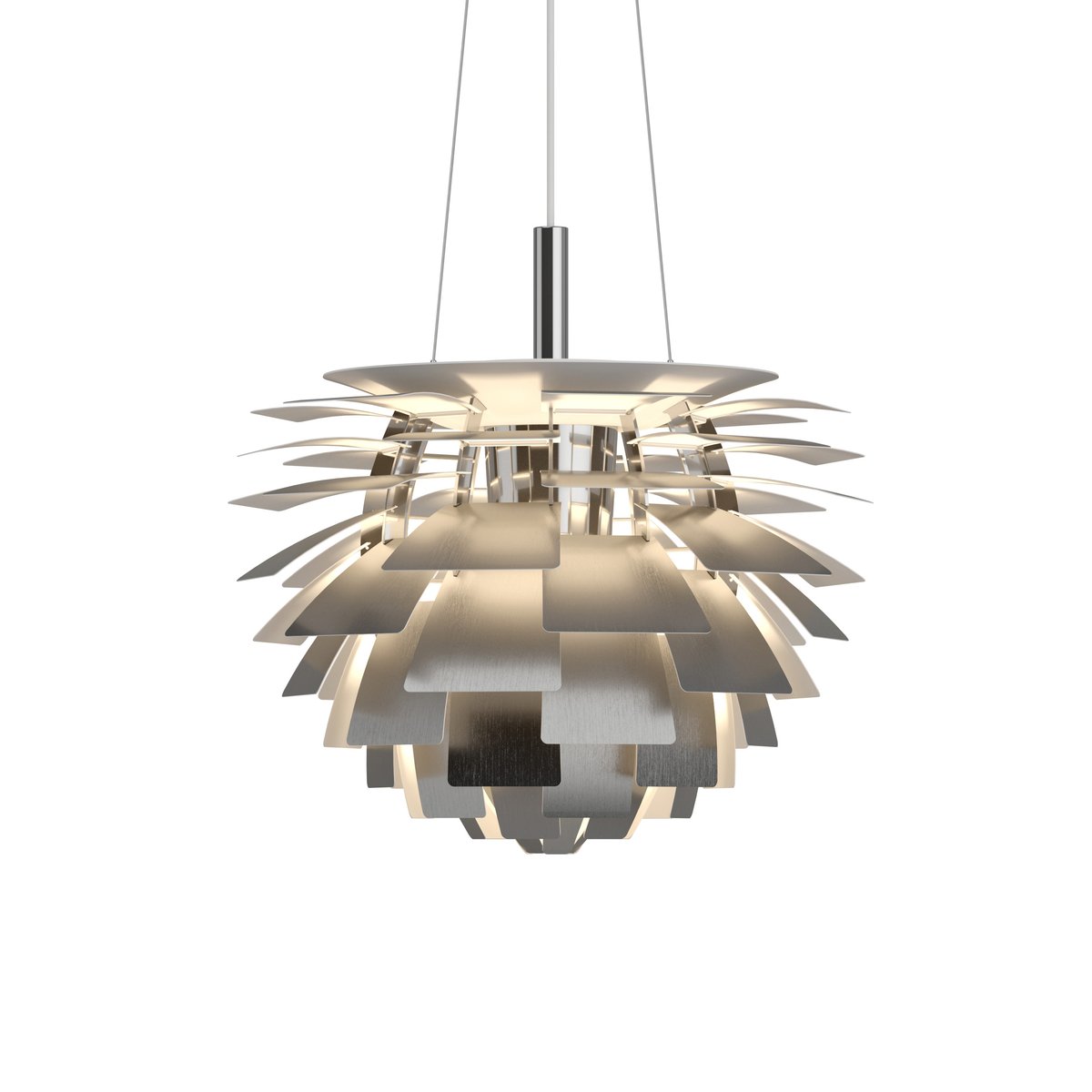 Louis Poulsen PH Artichoke pendant lamp Ø48 cm Stainless steel