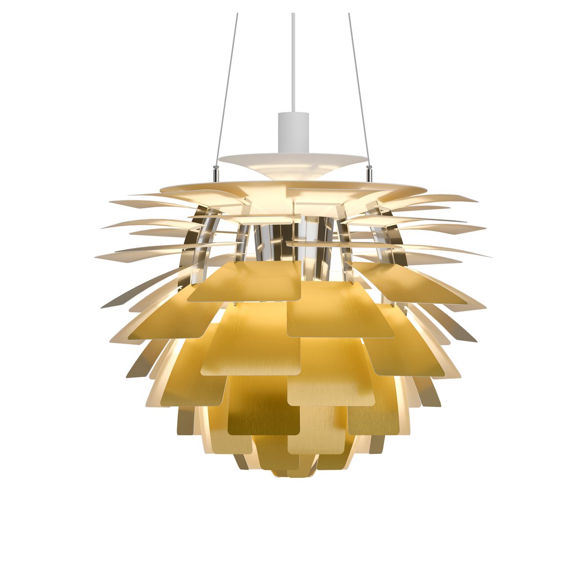 Louis Poulsen PH Artichoke pendant lamp Ø60 cm Brass