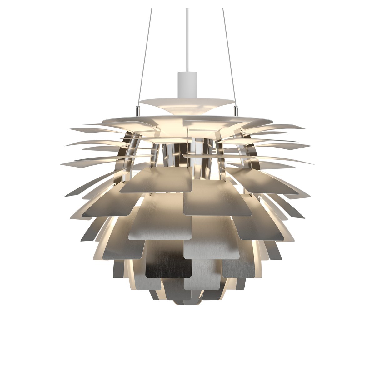 Louis Poulsen PH Artichoke pendant lamp Ø60 cm Stainless steel