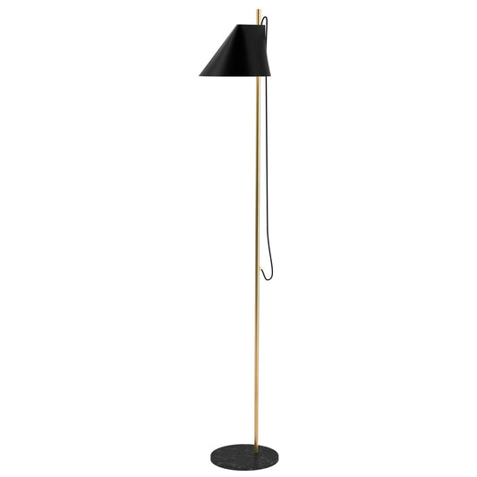 Louis Poulsen Yuh floor lamp Black-brass