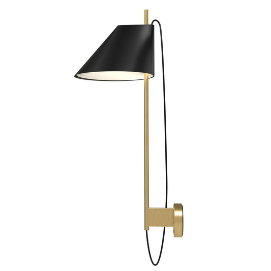 Louis Poulsen Yuh wall lamp Black-brass