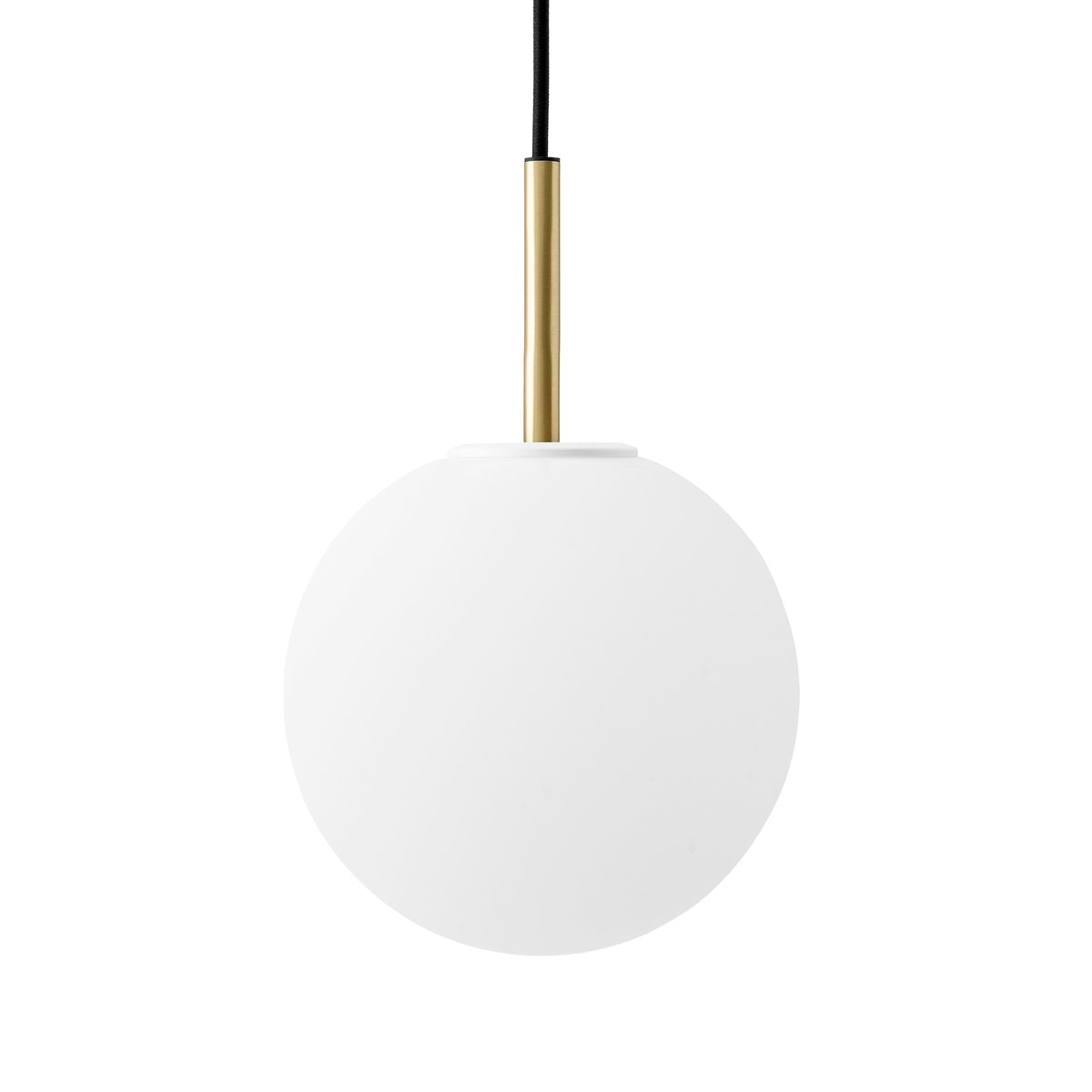 Audo Copenhagen TR ceiling lamp brass matte opal glass