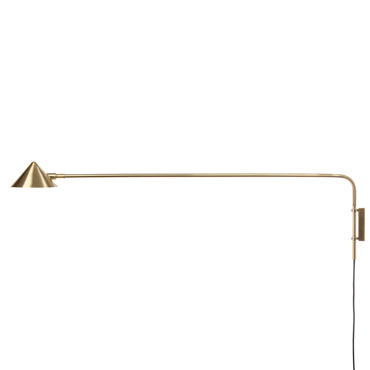 Watt & Veke Kelly wall lamp long arm Gold