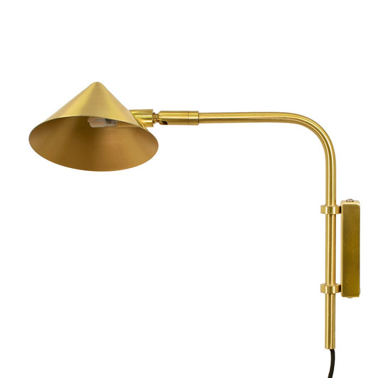 Watt & Veke Kelly Wandleuchte kurzer Arm Gold