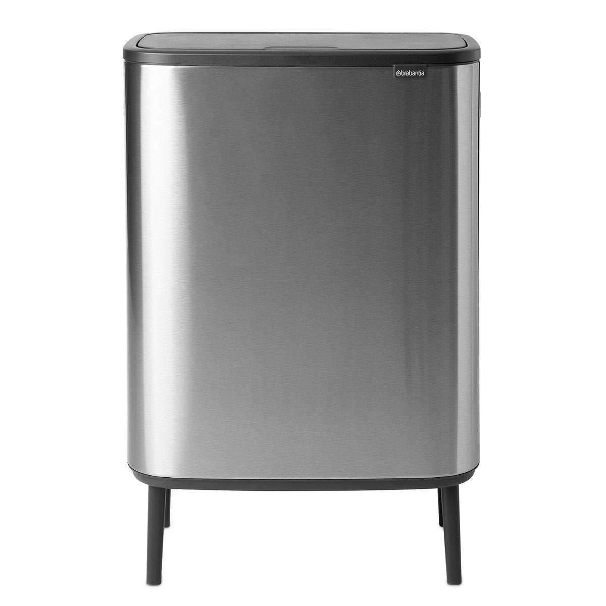 Brabantia Bo touch bin high 60 L Stahl mattgebürstet