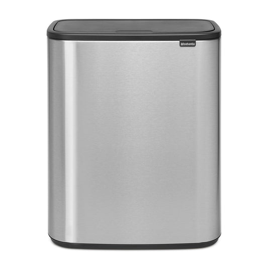 Brabantia Bo touch bin 2 x 30 L Stahl mattgebürstet