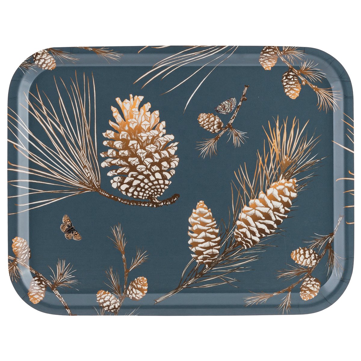 Åry Home Pine Cone Tablett 28 x 36cm Thunder blue