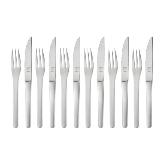 Zwilling Zwilling Melbourne BBQ cutlery 12 pcs matt stainless steel