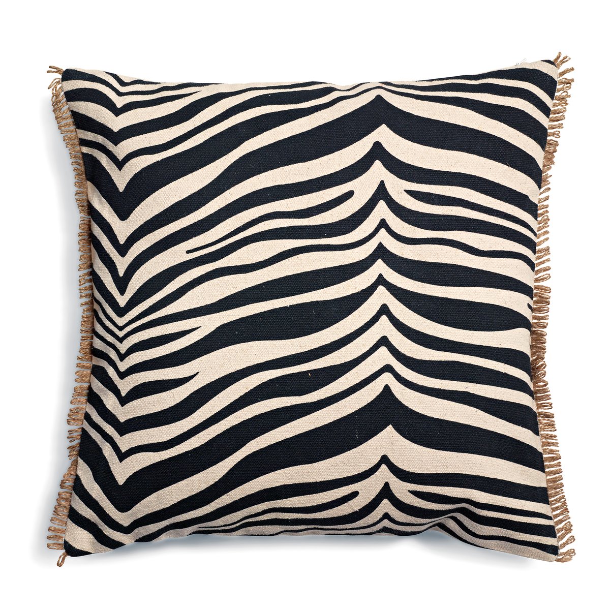 Classic Collection Zebra Kissen 50 x 50cm Schwarz