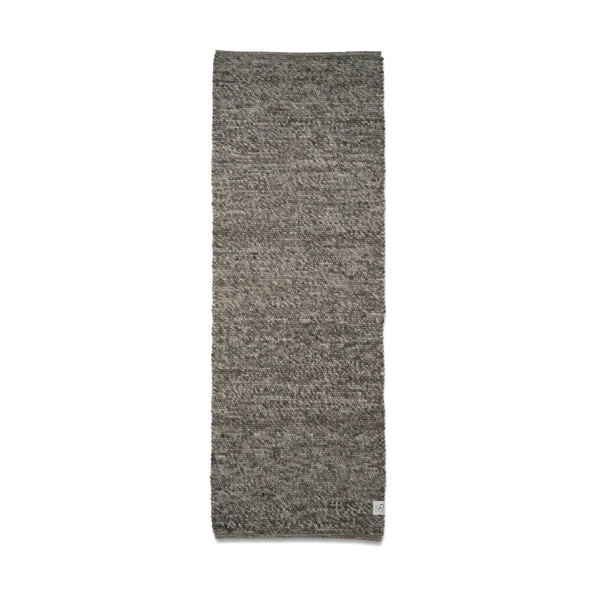 Classic Collection Merino Wollteppich 80 x 250cm Grau