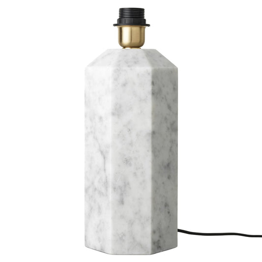 Louise Roe The eight over eight lamp base white marble