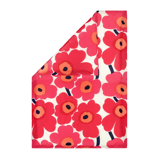 Marimekko Unikko duvet cover 150x210 cm red-white