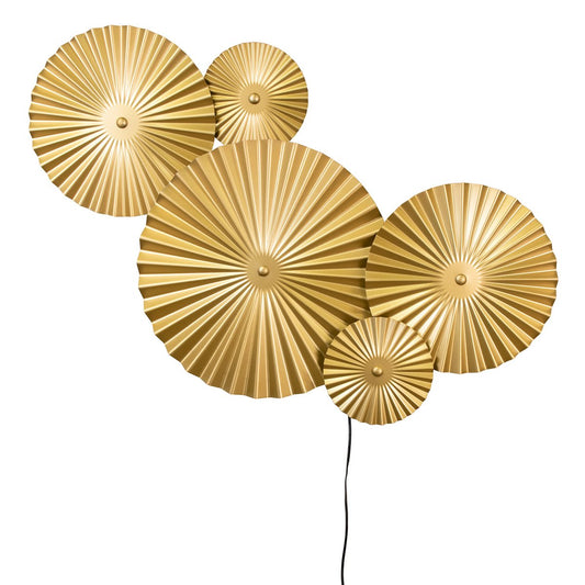 Globen Lighting Omega wall lamp Brushed brass