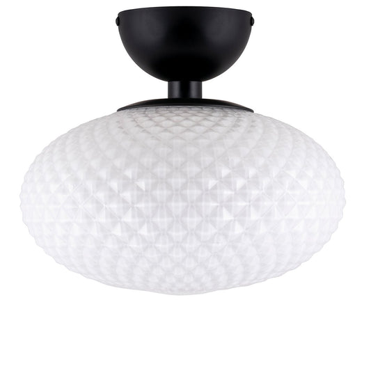 Globen Lighting Jackson ceiling lamp Ø28 cm white-black