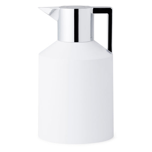 Normann Copenhagen Geo Thermoskanne 1,5 l Weiß-silber