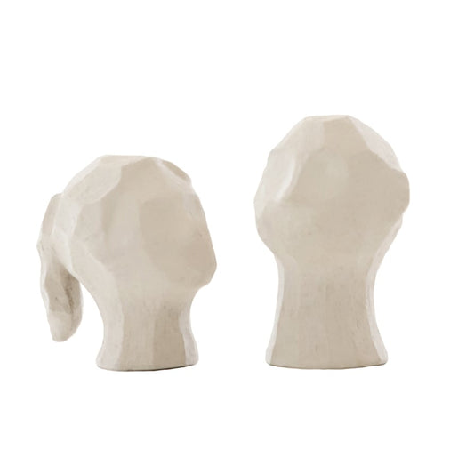 Cooee Design Benedict und Amal sculpture Limestone