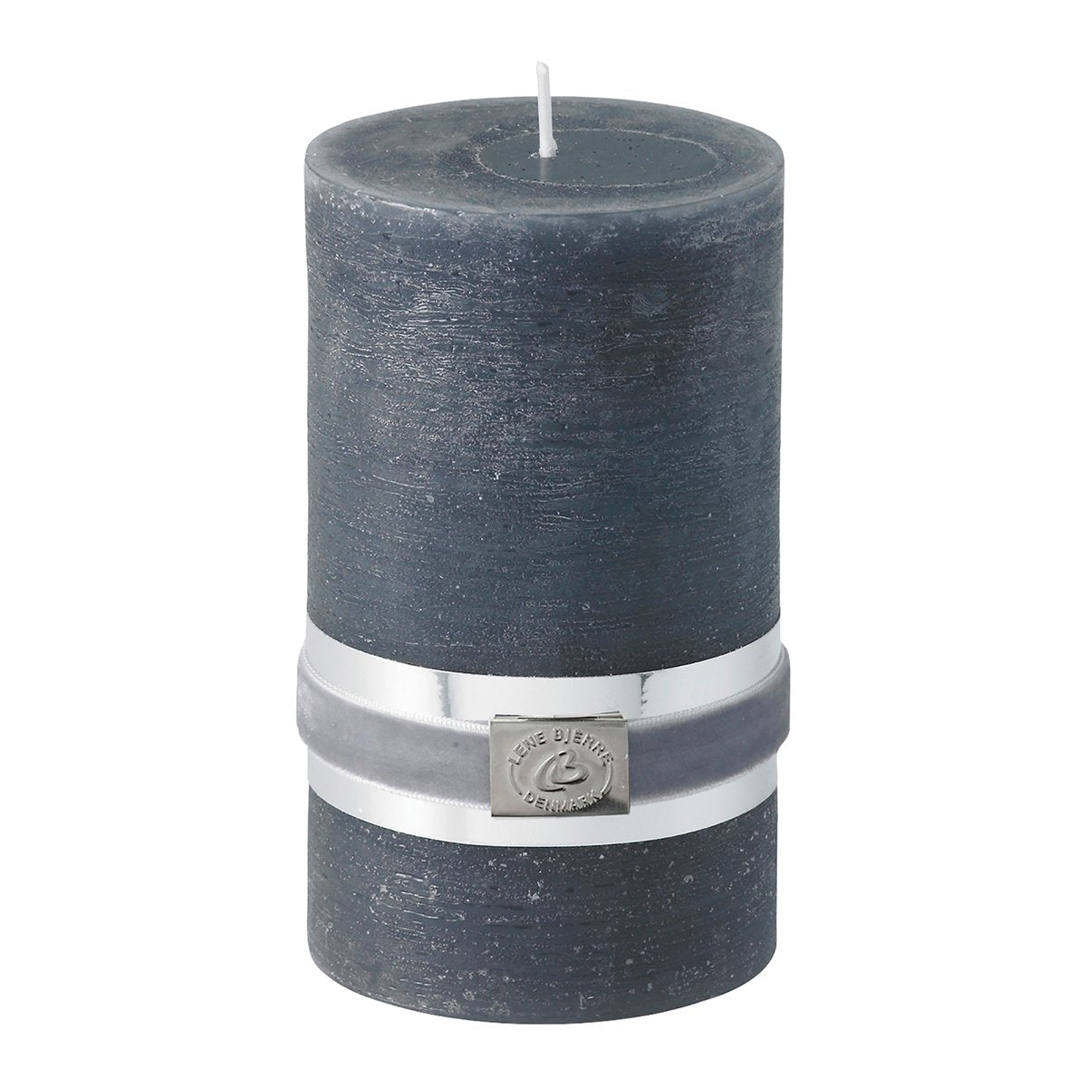 Lene Bjerre Lene Bjerre Rustic blockljus dark grey Ø7,5 cm 12,5 cm