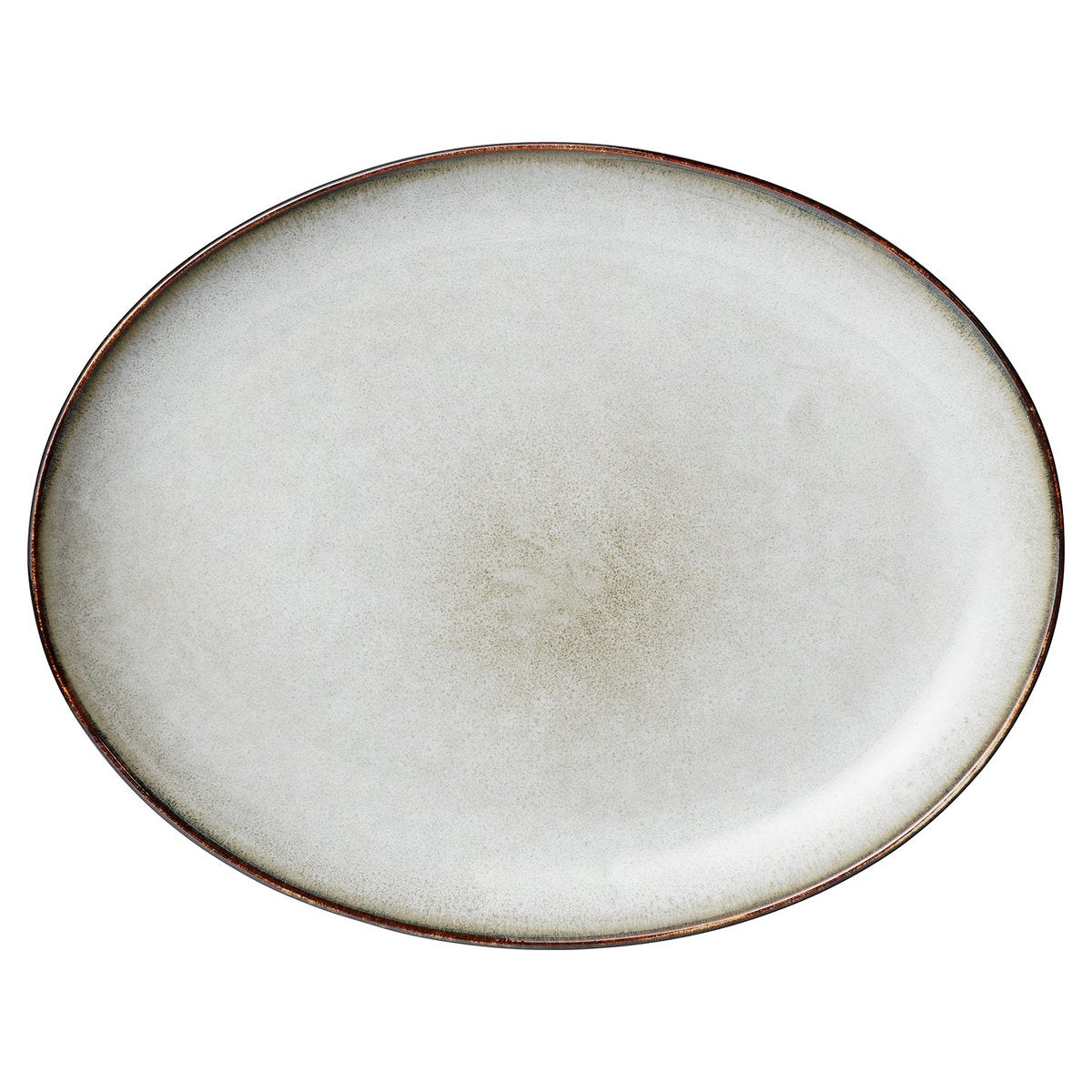 Lene Bjerre Amera plate oval grey