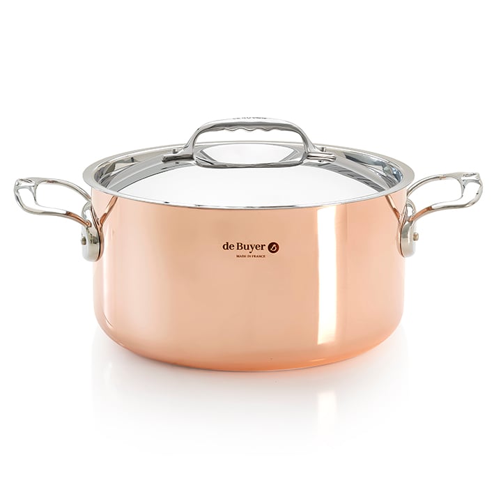 De Buyer Prima Matera casserole with lid induction 28 cm