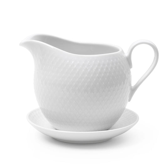 Lyngby Porcelæn Rhombe sauce jug 67 cl White