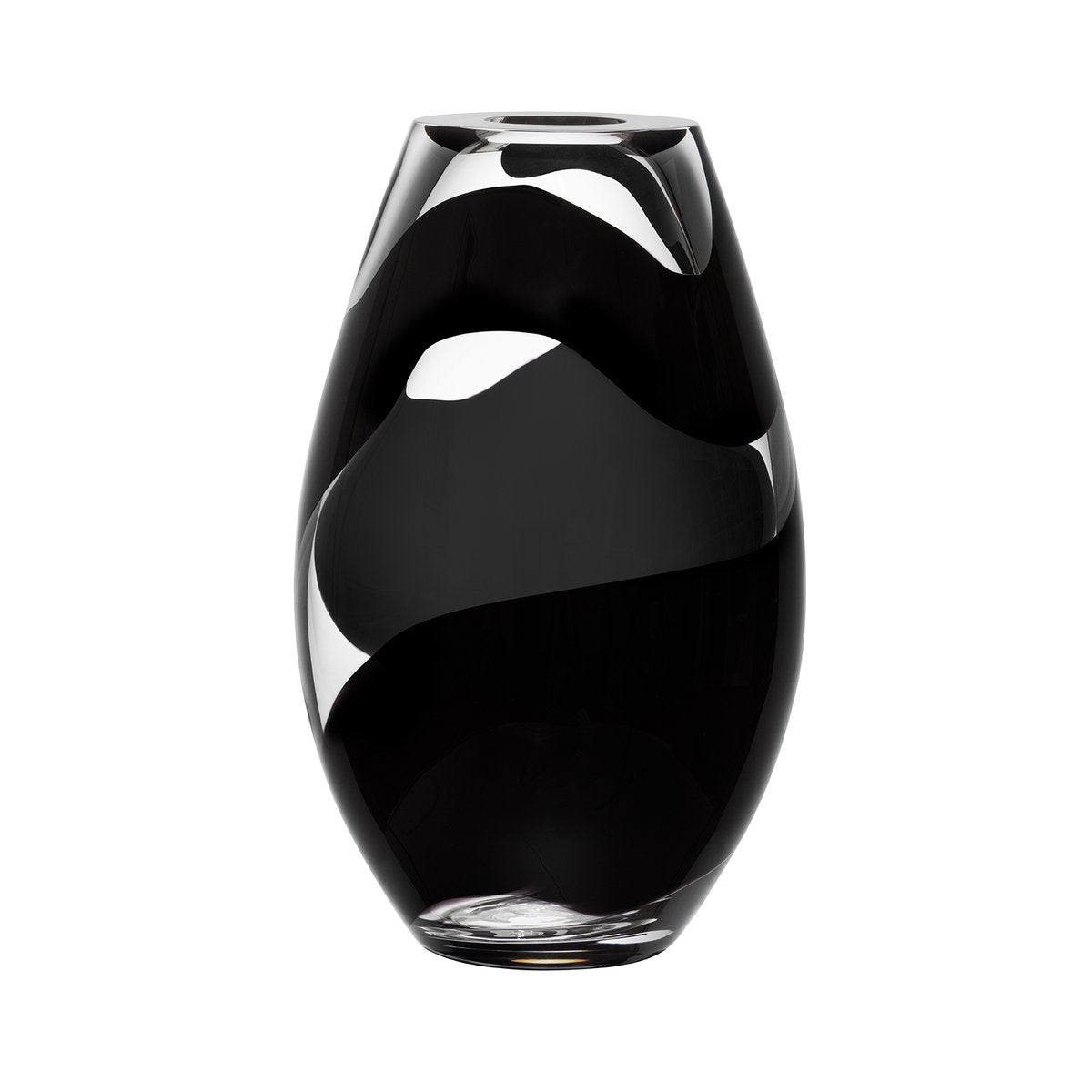 Kosta Boda Non stop Vase 28cm Schwarz