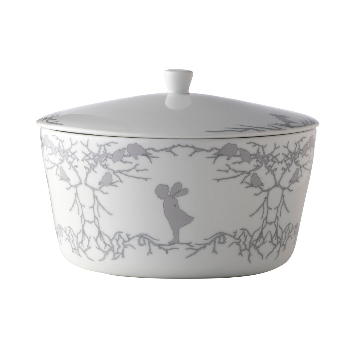 Wik & Walsøe Alv serving terrin with lid White-grey