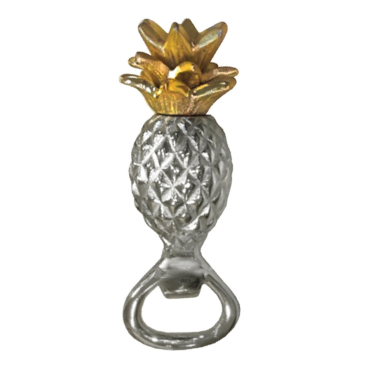 Culinary Concepts Pineapple bottle opener pineapple Silver-gold