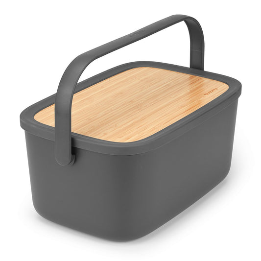 Brabantia Nic bread box dark grey