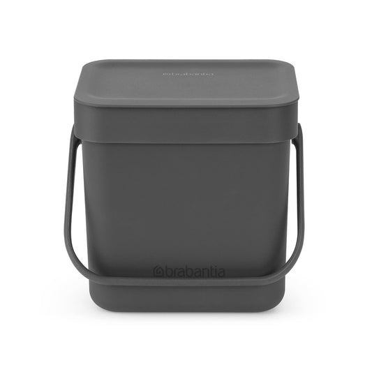 Brabantia Sort & Go waste bin 3 L Grey