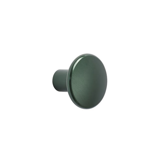 Muuto The Dots clothes hook metal 2.7 cm dark green