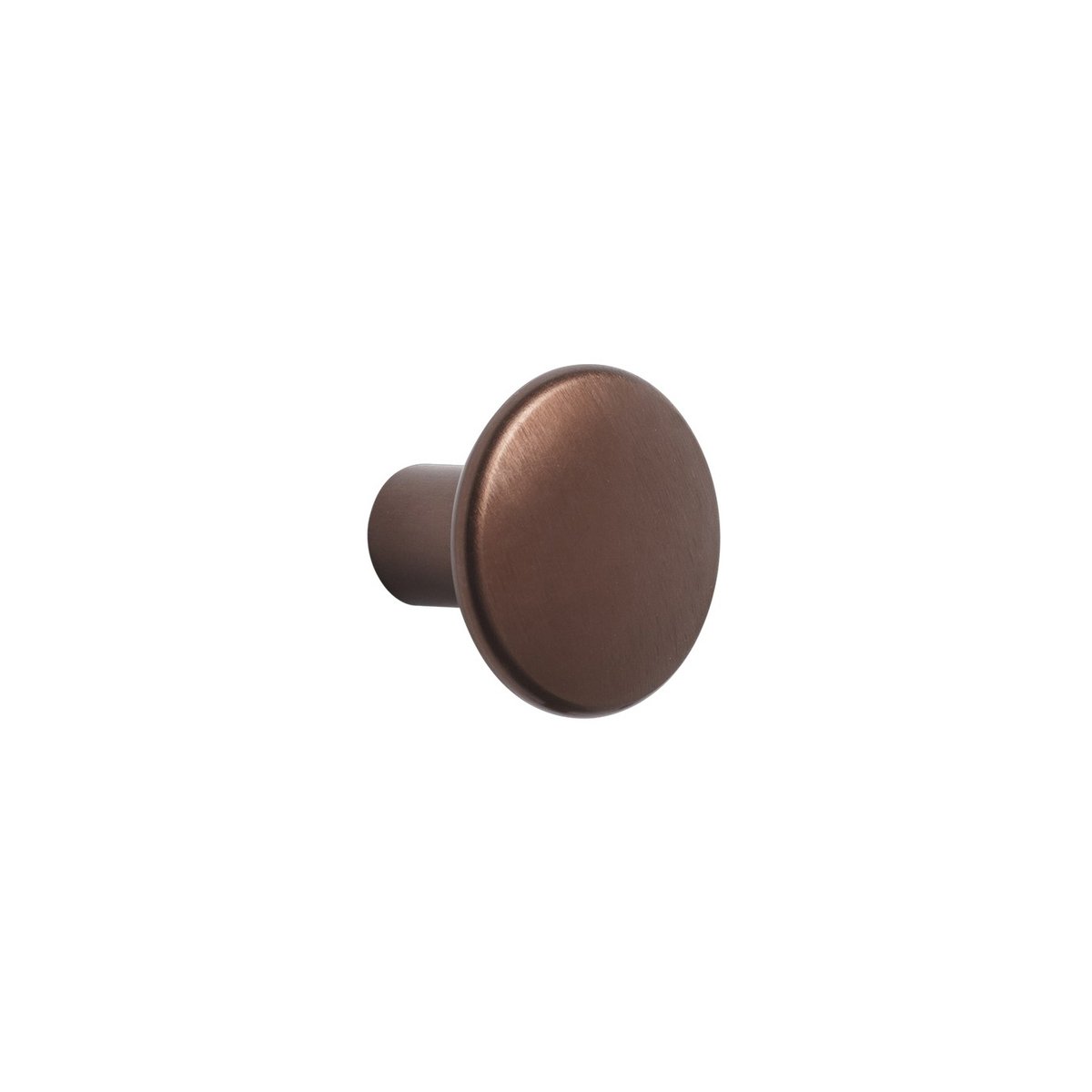 Muuto The Dots clothes hook metal 2.7 cm umber