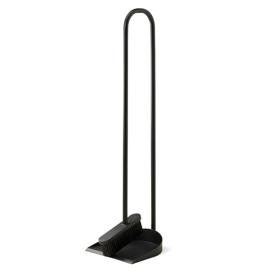 Northern Cane broom and dustpan black