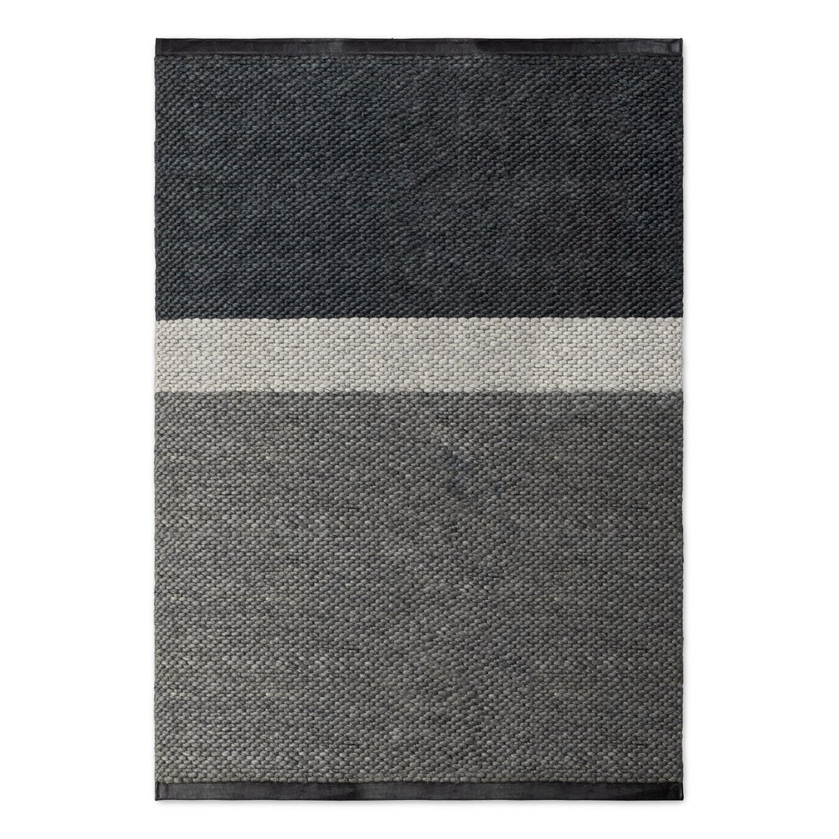 Rug Solid Landscape Wollteppich 140 x 200cm Gravel