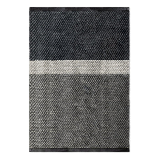 Rug Solid Landscape ullmatta 140x200 cm Gravel