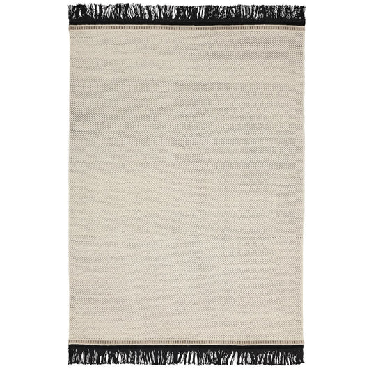 Linie Design Fenja Wollteppich 200 x 300cm White