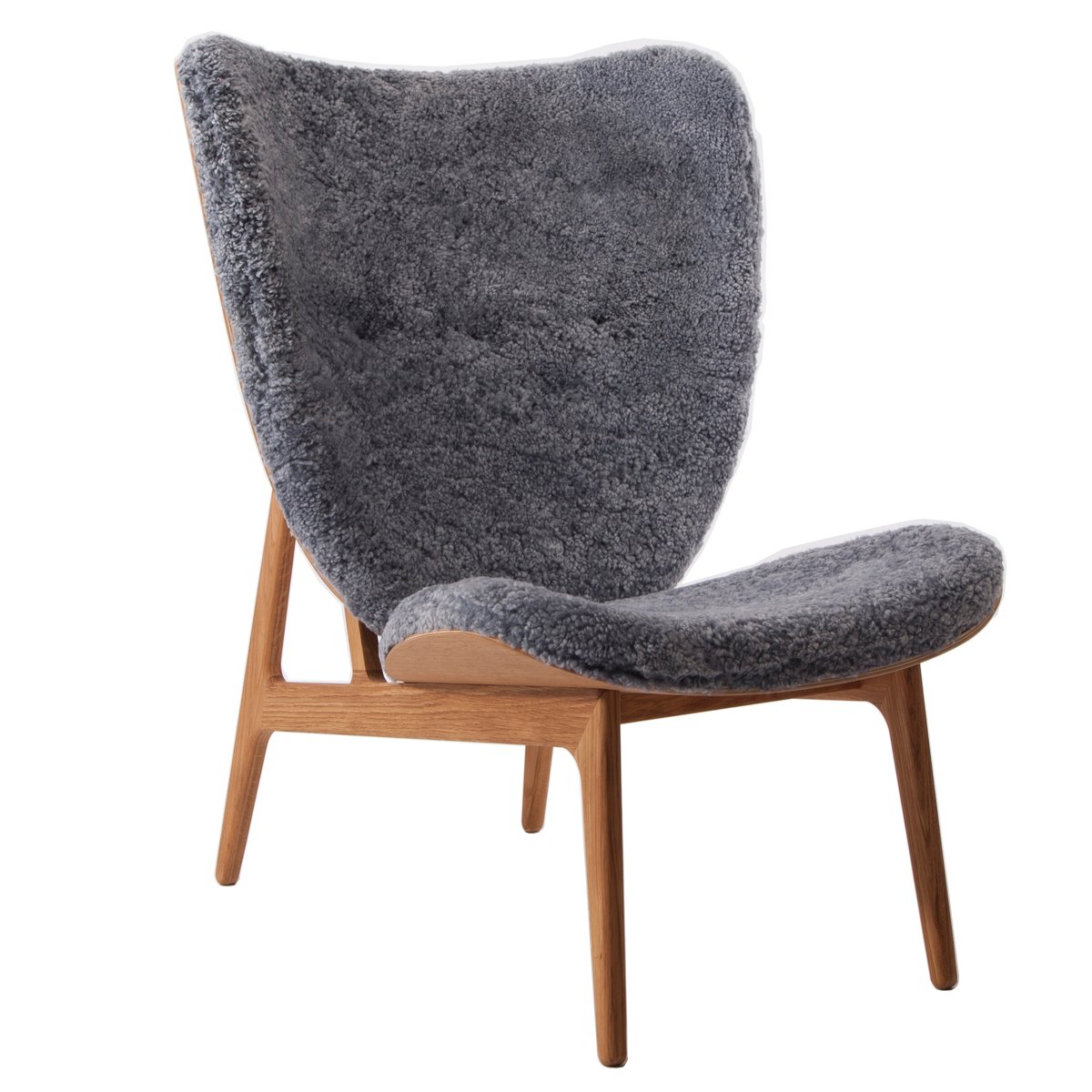 NORR11 Elephant lounge sheepskin oak Graphite