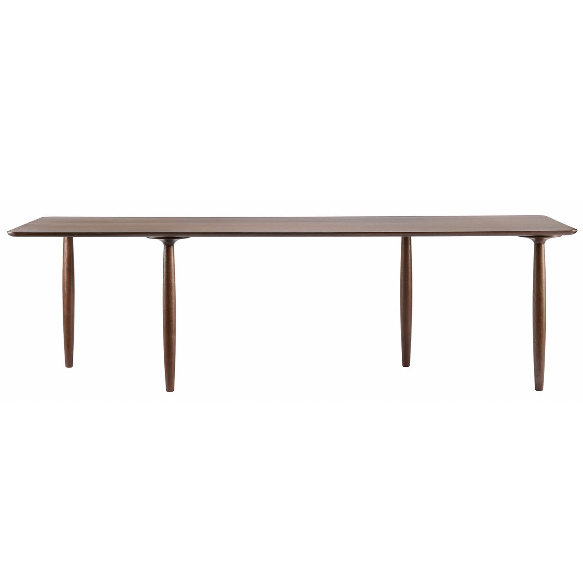 NORR11 Oku dining table 250 cm Dark smoked oak