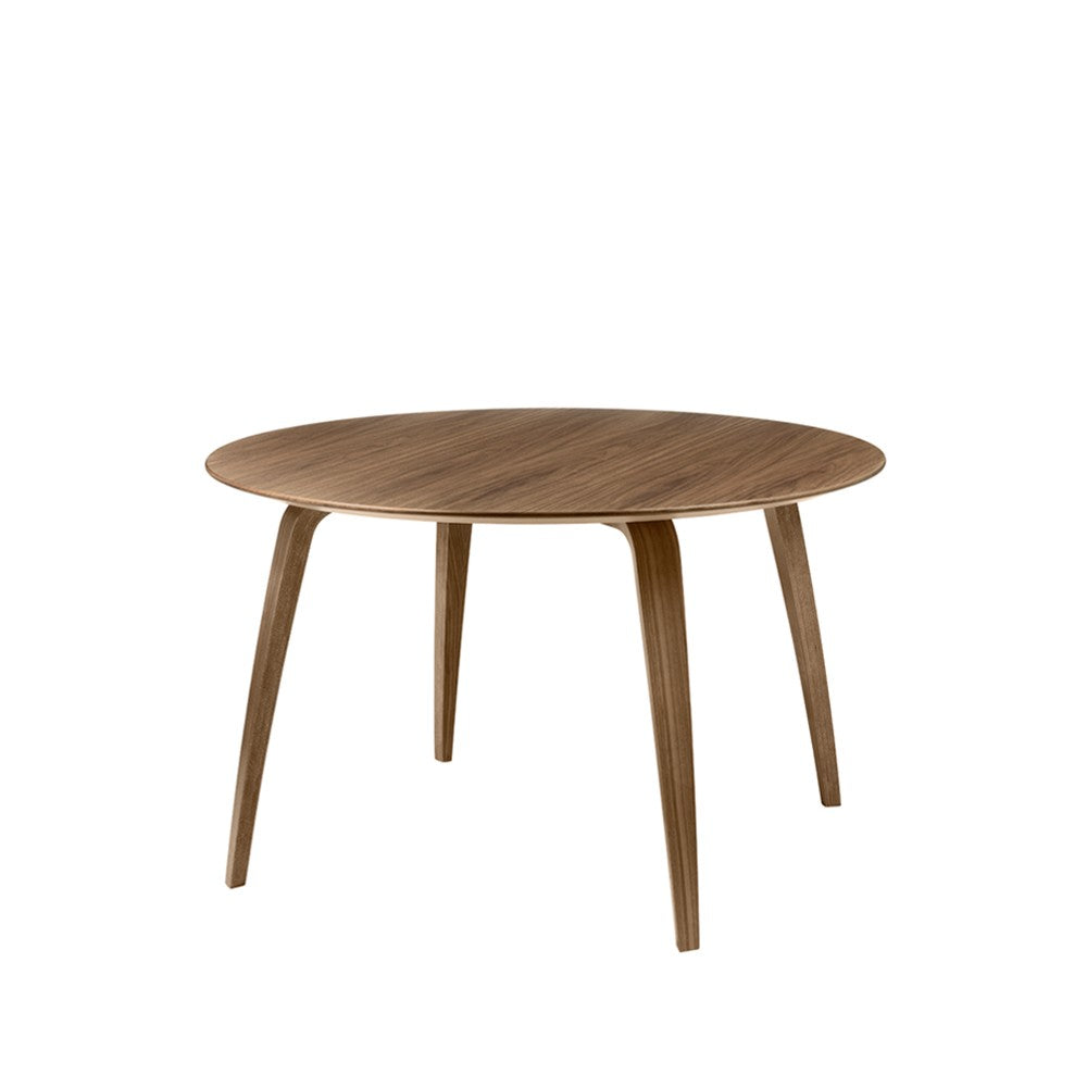 GUBI Gubi runder Esstisch American walnut