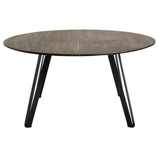 MUUBS Space dining table Ø 150 cm Smoked oak