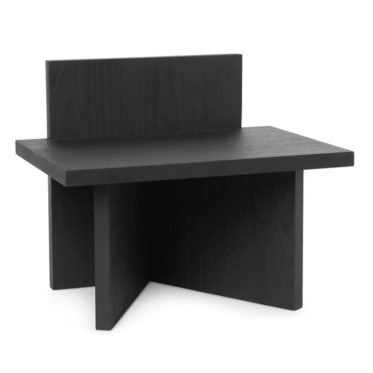 ferm LIVING Oblique stool Black