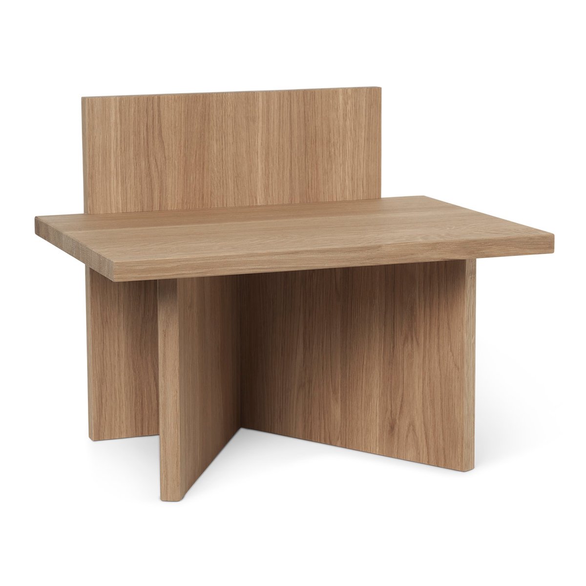 ferm LIVING Oblique stool Oak