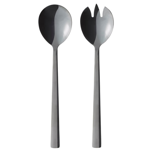 Aida Raw salad cutlery 2 pieces black