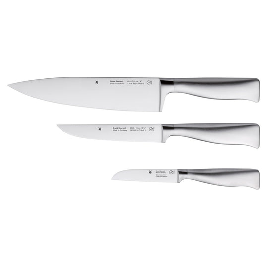 WMF Grand Gourmet knifeset 3 pieces Stainless steel