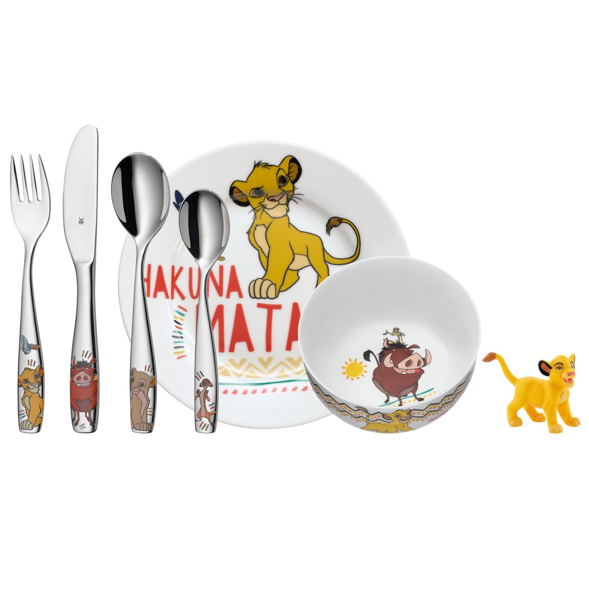 WMF WMF children's dinnerware 6 pieces The Lion King