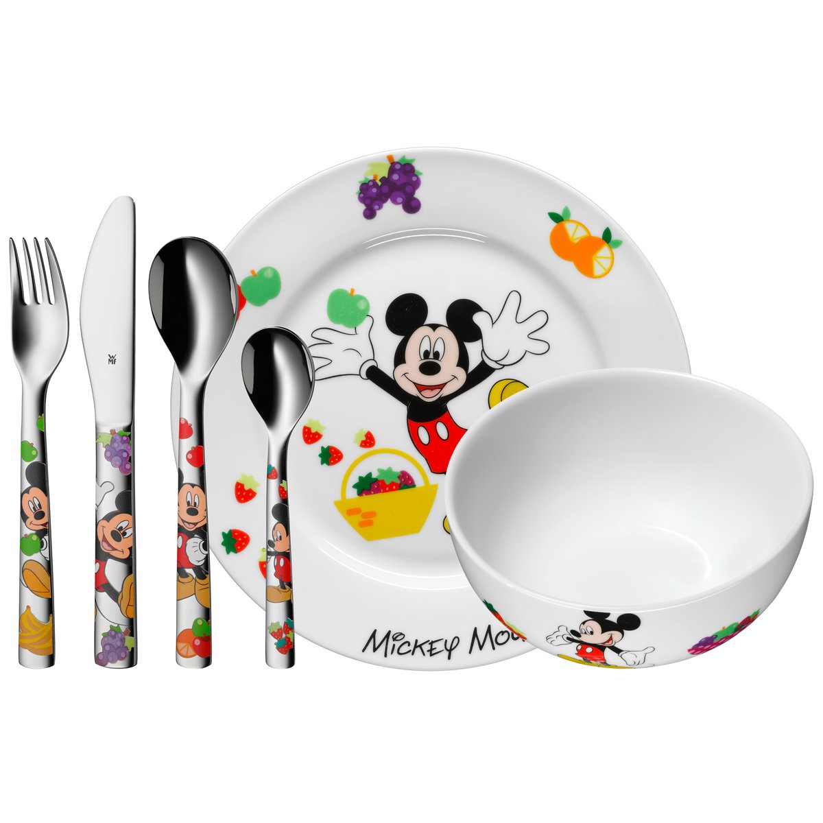 WMF WMF Kindergeschirr 6 Teile Mickey Mouse