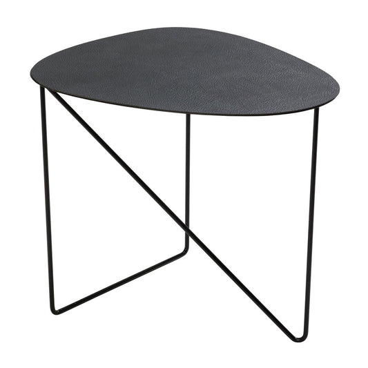 LIND DNA Curve Hippo Beistelltisch L Black-anthracite